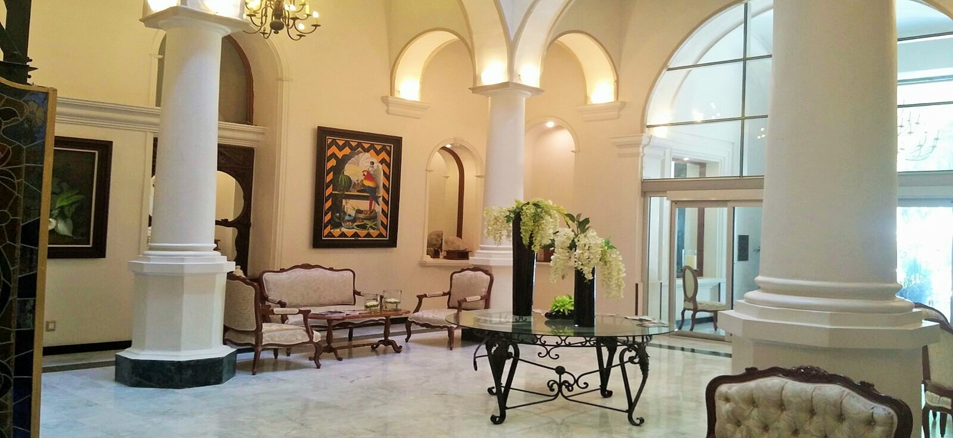 Lobby del hotel Imperial Veracruz